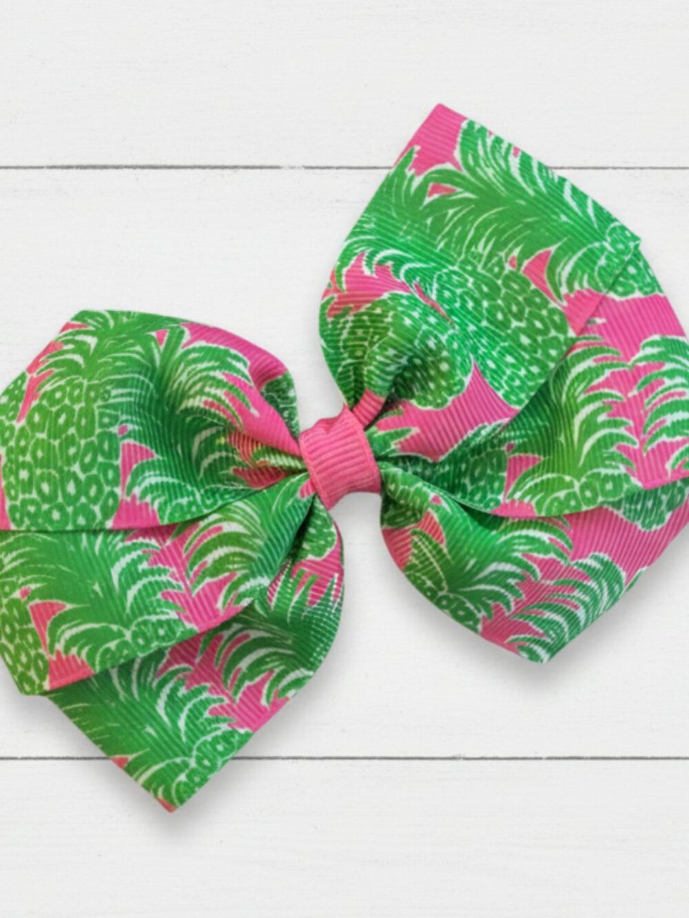 Pineapple Preppy Hair Bow